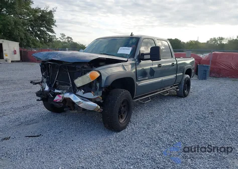 2006 GMC Sierra 2500Hd Slt из США, поврежденный, VIN 1GTHK23D26F208099